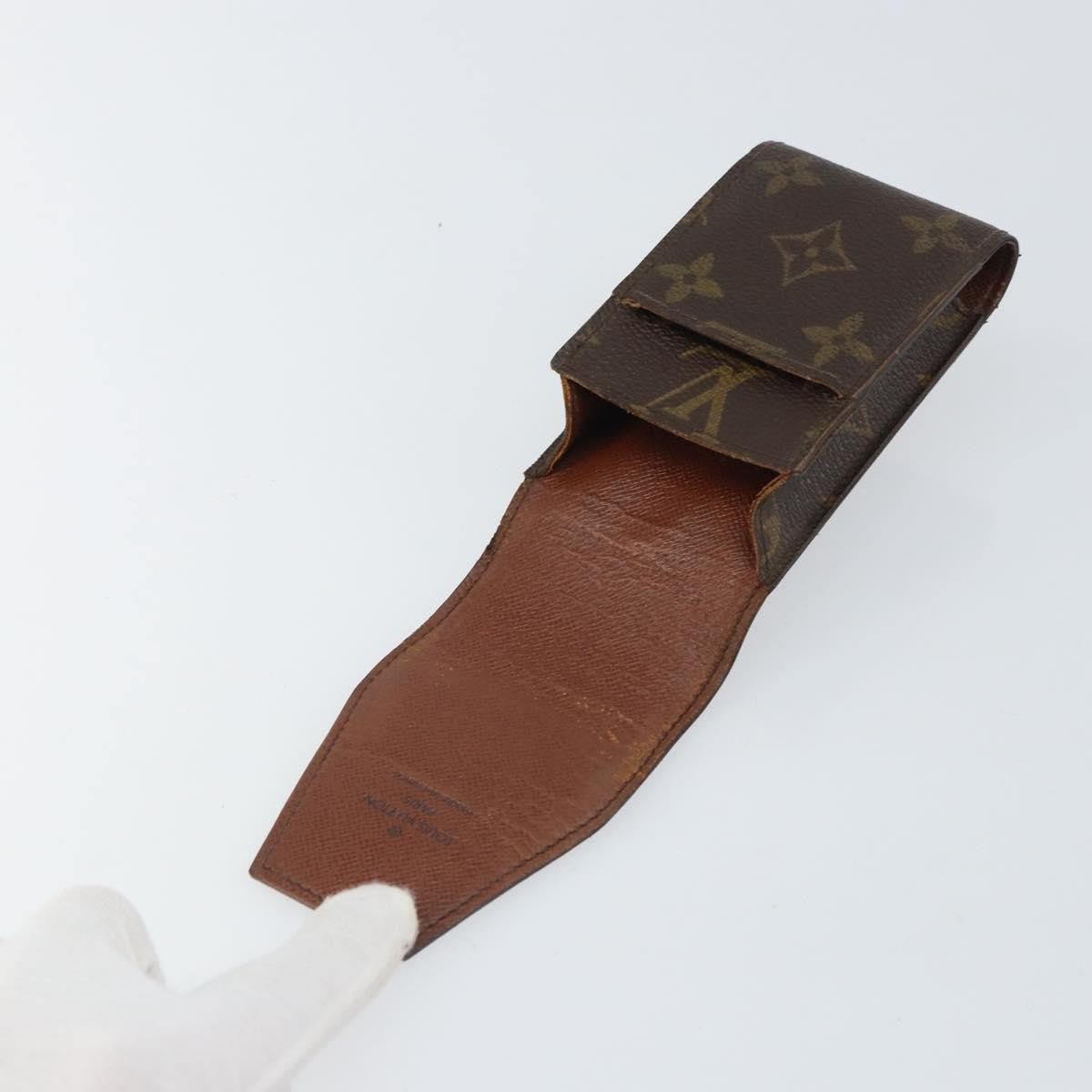 Louis Vuitton Cigarette Case Monogram Canvas Brown Canvas Clutche & Pouche Bag