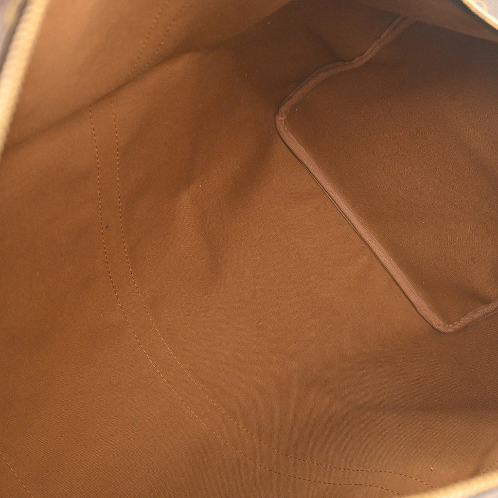 Louis Vuitton Keepall Bag Monogram Canvas Brown Canvas Travel Bag