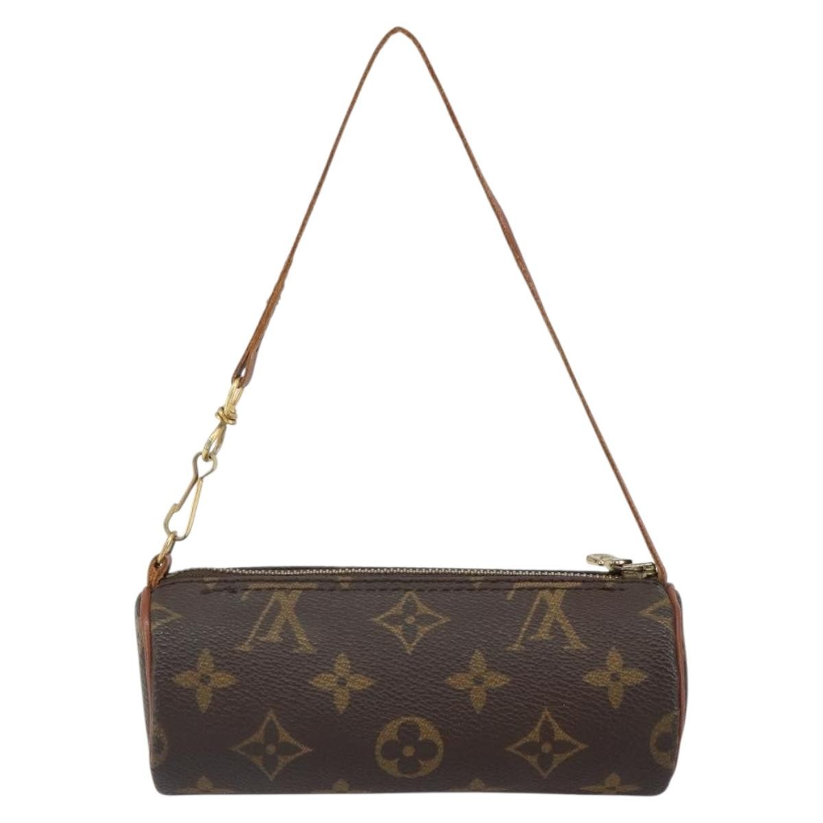Louis Vuitton Papillon Pochette Monogram Canvas Brown Canvas Clutche & Pouche Bag