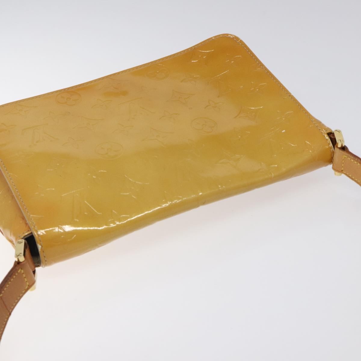 Louis Vuitton Thompson Street Handbag Monogram Vernis Beige Patent_Leather Bag