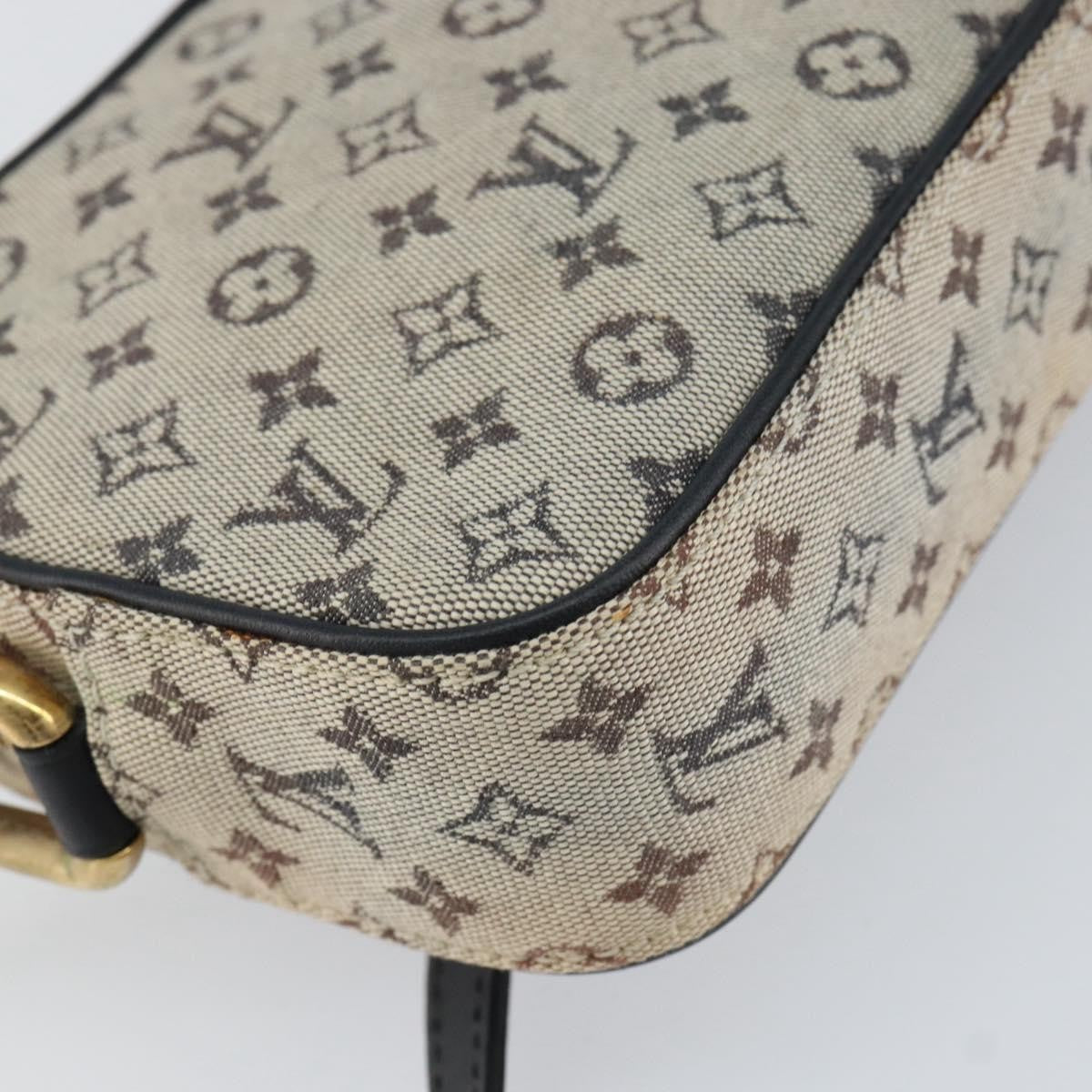 Louis Vuitton Juliette Crossbody Bag Mini Lin Blue Canvas Shoulder Bag