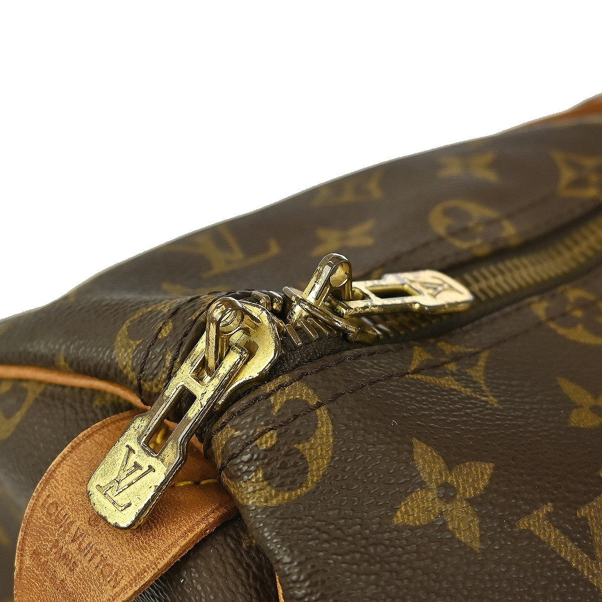 Louis Vuitton Keepall Bag Monogram Canvas Brown Canvas Travel Bag