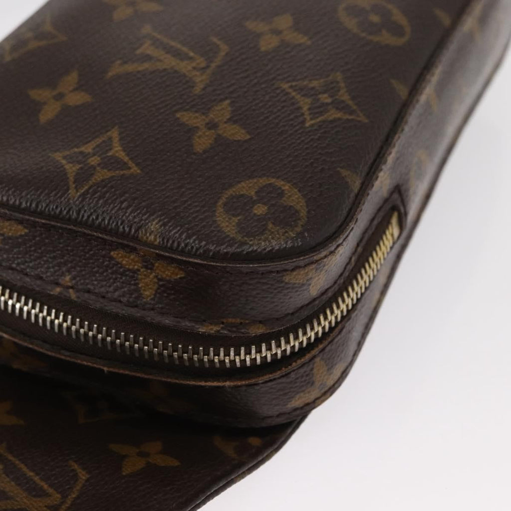 Louis Vuitton Geronimos Waist Bag Monogram Canvas Brown Canvas Shoulder Bag