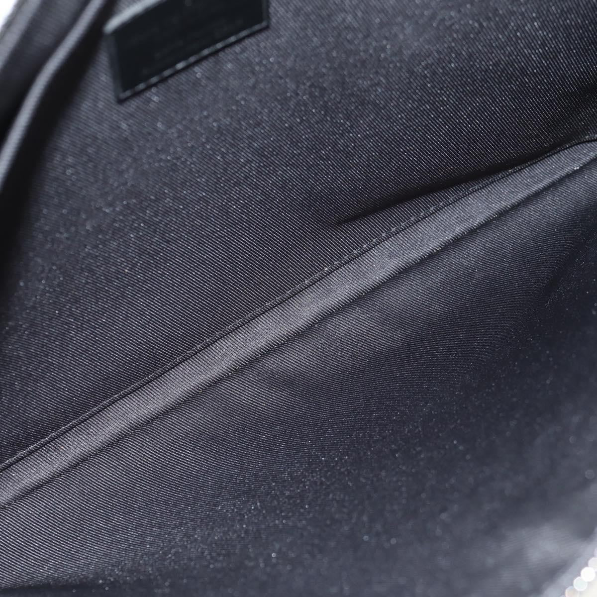 Louis Vuitton Pochette A4 Rainbow Taiga Leather Black Leather Clutche & Pouche Bag