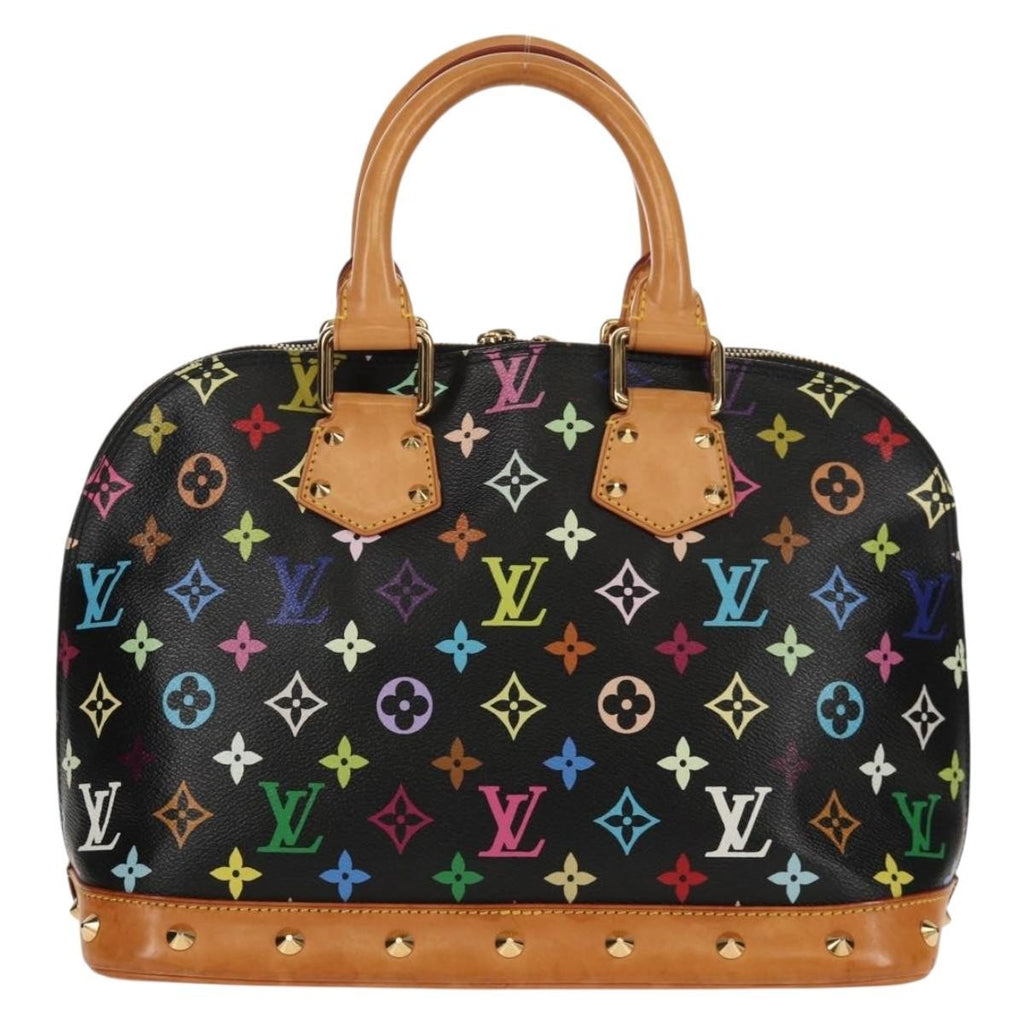 Louis Vuitton Alma Handbag Monogram Multicolor Multicolour Canvas Handbag