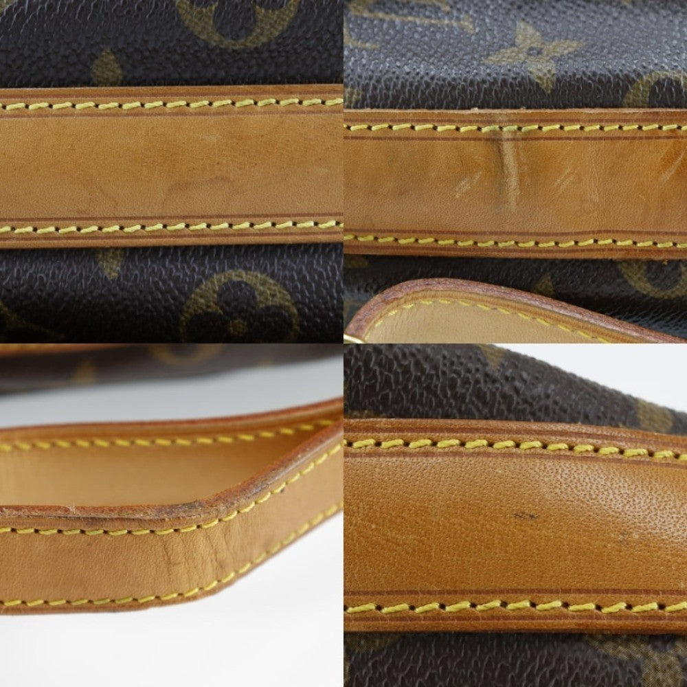 Louis Vuitton Romeo Gigli Handbag Monogram Canvas Brown Canvas Shoulder Bag