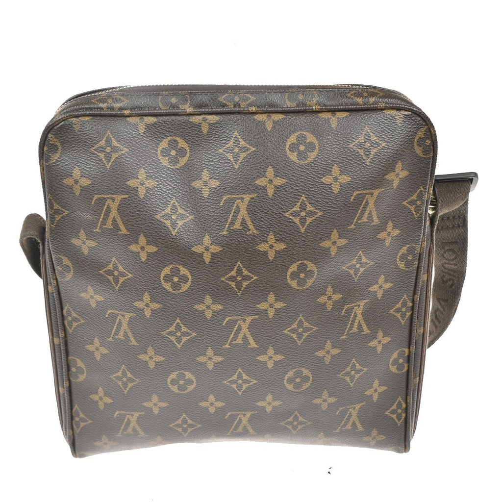 Louis Vuitton Trotteur Beaubourg Handbag Monogram Canvas Brown Canvas Shoulder Bag