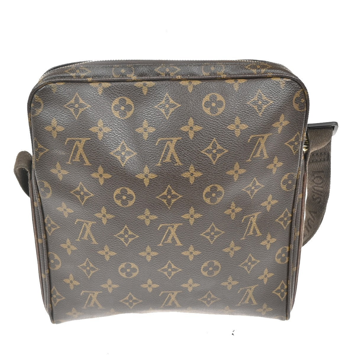 Louis Vuitton Trotteur Beaubourg Handbag Monogram Canvas Brown Canvas Shoulder Bag