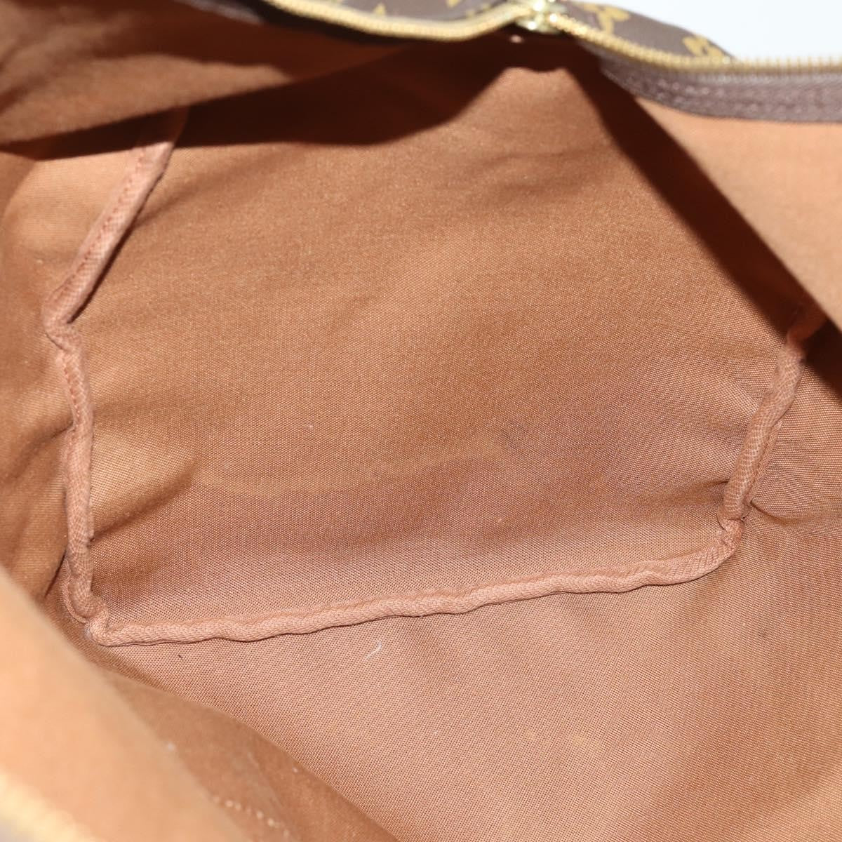 Louis Vuitton Keepall Bag Monogram Canvas Brown Canvas Travel Bag
