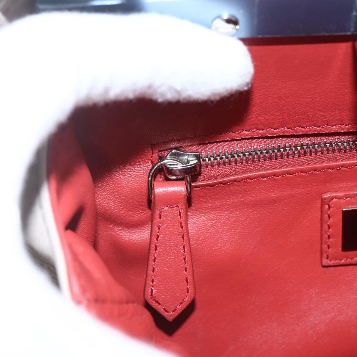 Fendi Peekaboo Bag Leather Beige Leather Handbag