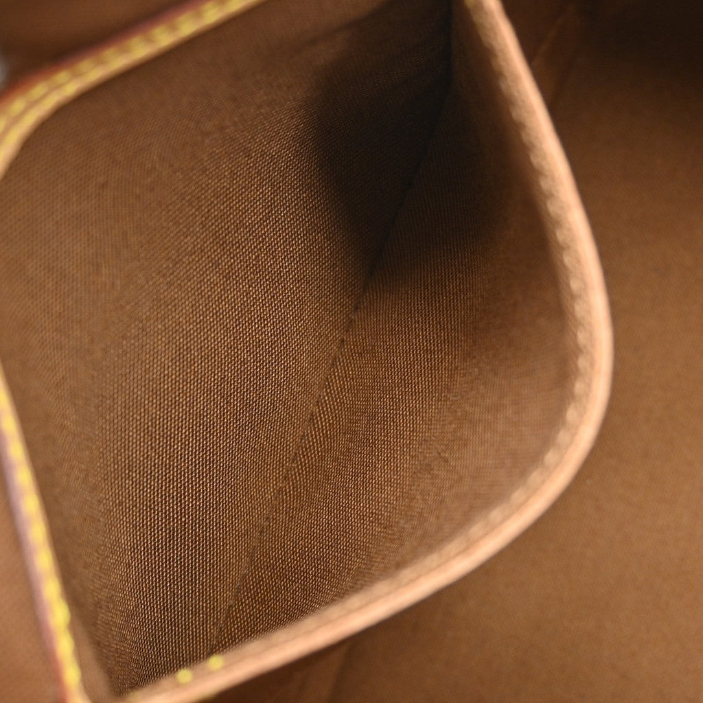 Louis Vuitton Alma Handbag Monogram Canvas Brown Canvas Handbag