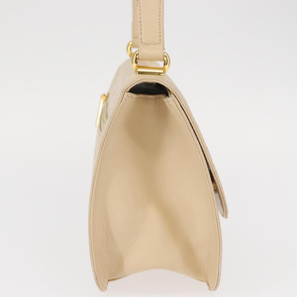Balenciaga Vintage Handbag Leather Beige Leather Hand