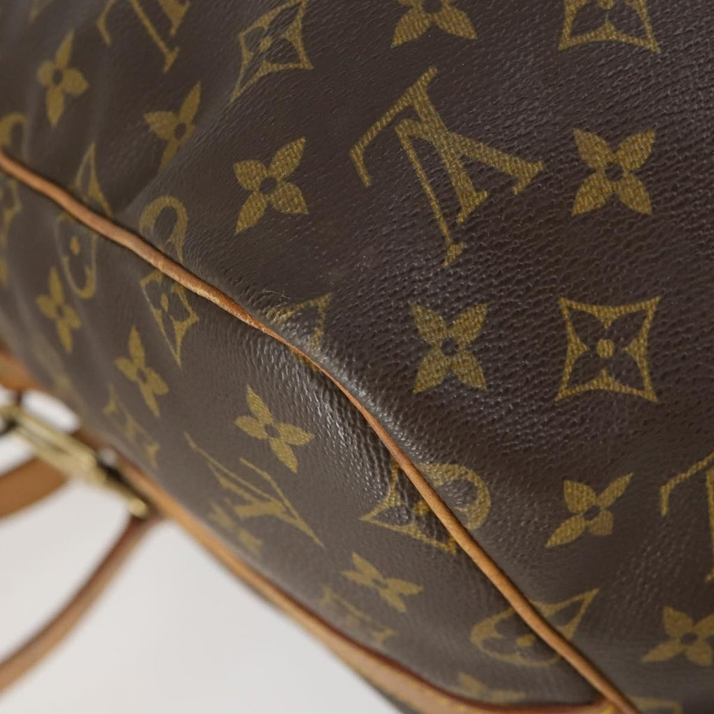 Louis Vuitton Keepall Bandouliere Bag Monogram Canvas Brown Canvas Travel Bag