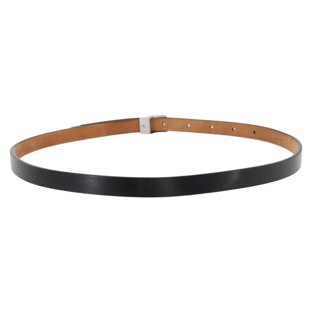 Louis Vuitton Carre Belt Leather Black Leather Belts Accessory