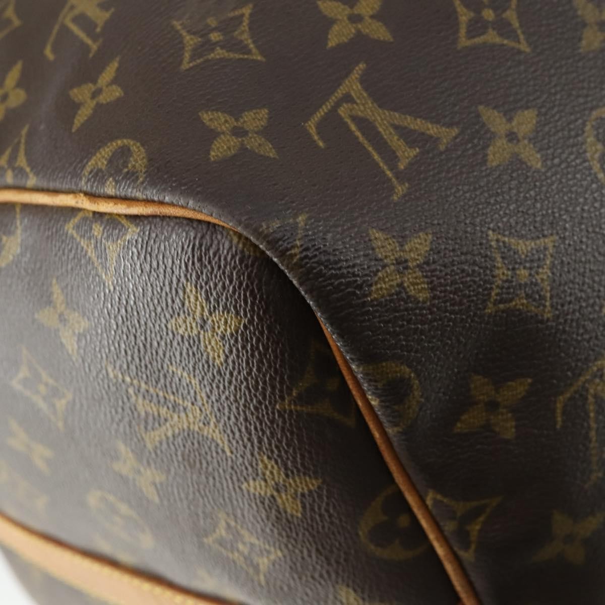 Louis Vuitton Keepall Bandouliere Bag Monogram Canvas Brown Canvas Travel Bag