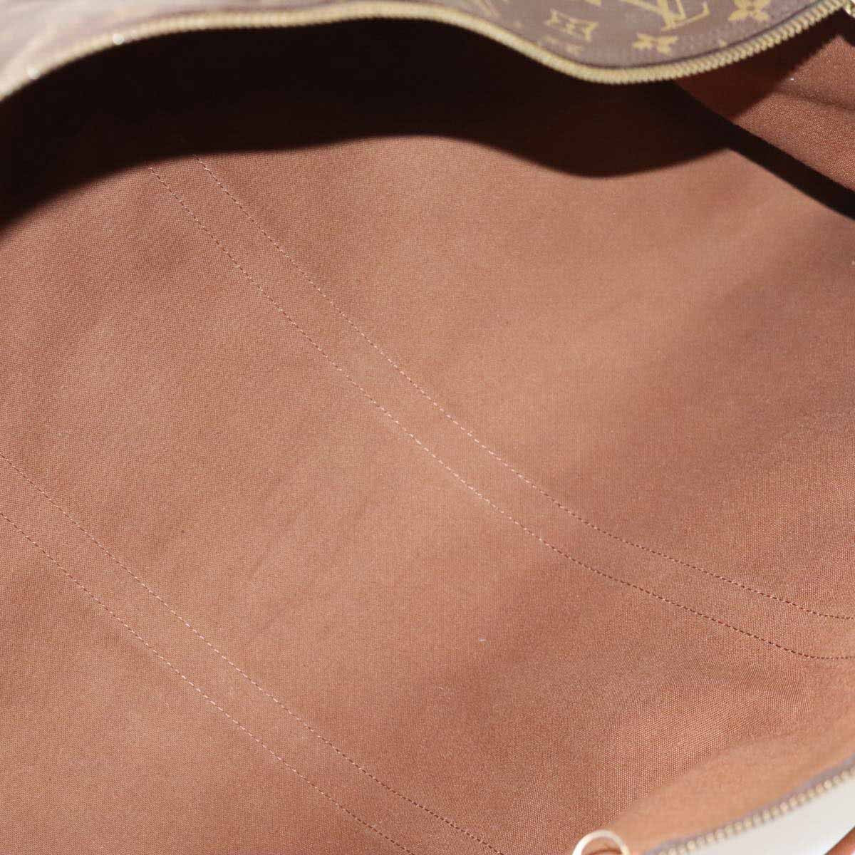 Louis Vuitton Keepall Bag Monogram Canvas Brown Canvas Travel Bag