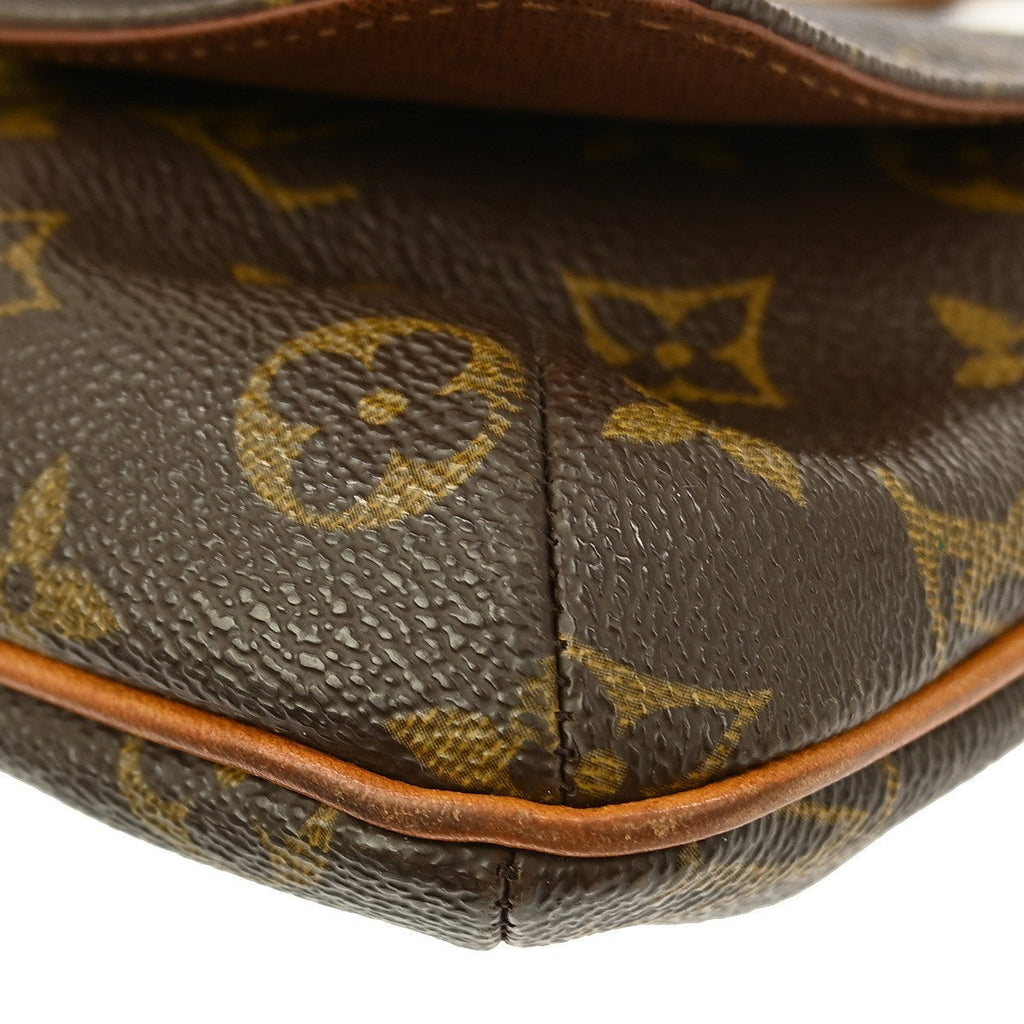 Louis Vuitton Musette Salsa Handbag Monogram Canvas Brown Canvas Shoulder Bag