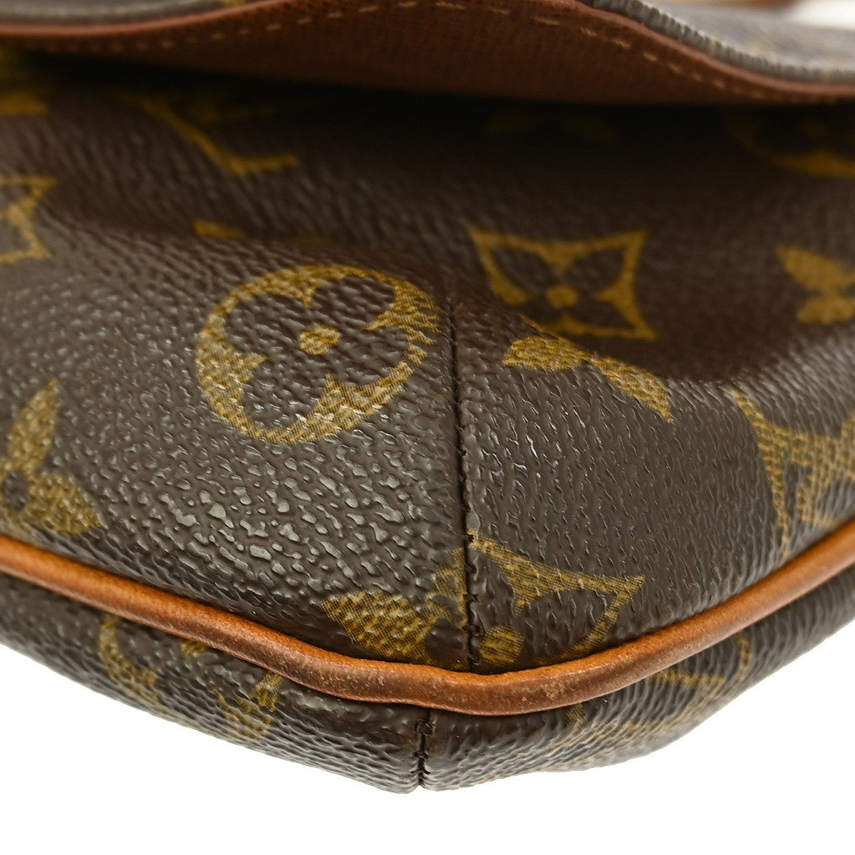 Louis Vuitton Musette Salsa Handbag Monogram Canvas Brown Canvas Shoulder Bag