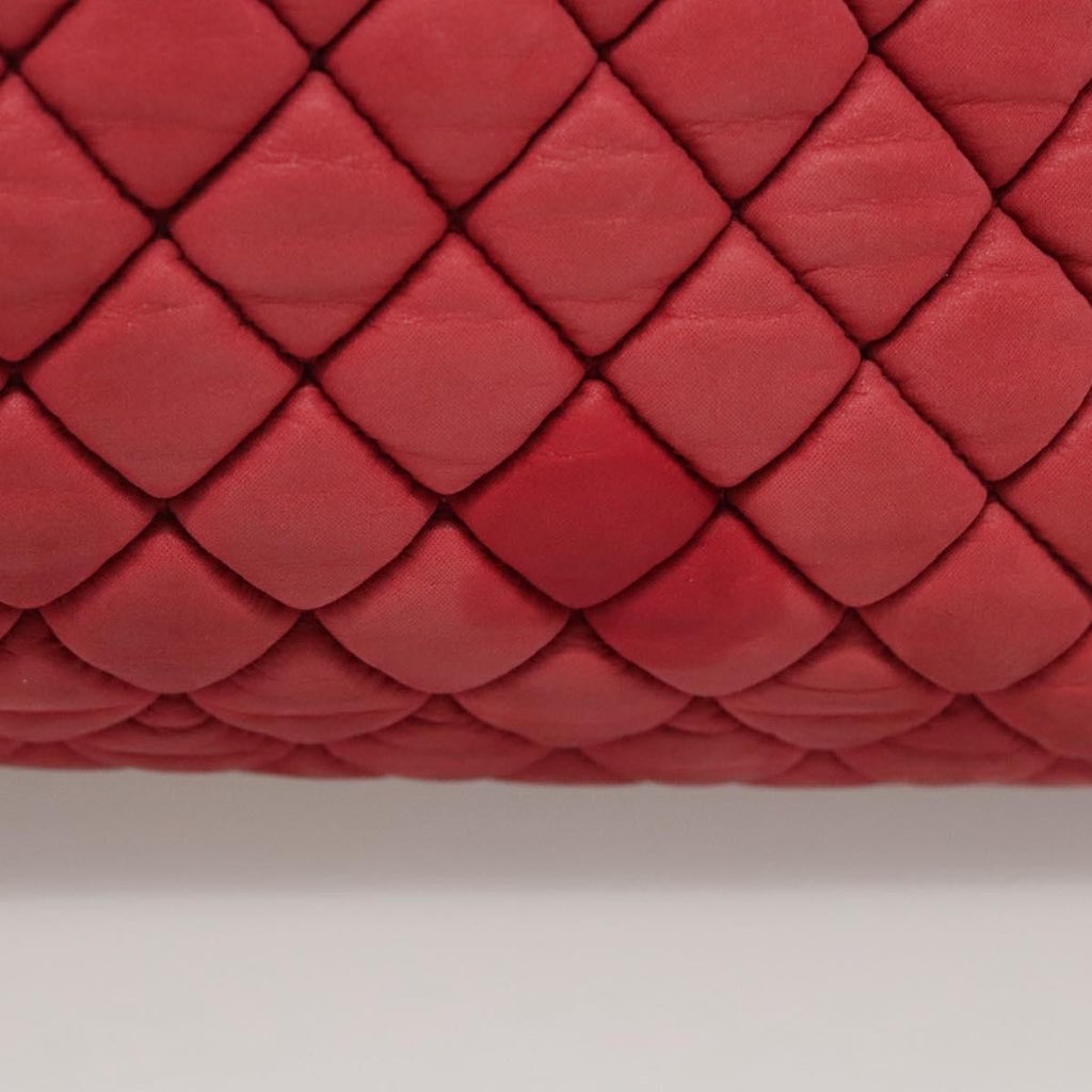 Chanel Matelasse Chain Shoulder Bag Leather Pink Leather Handbag