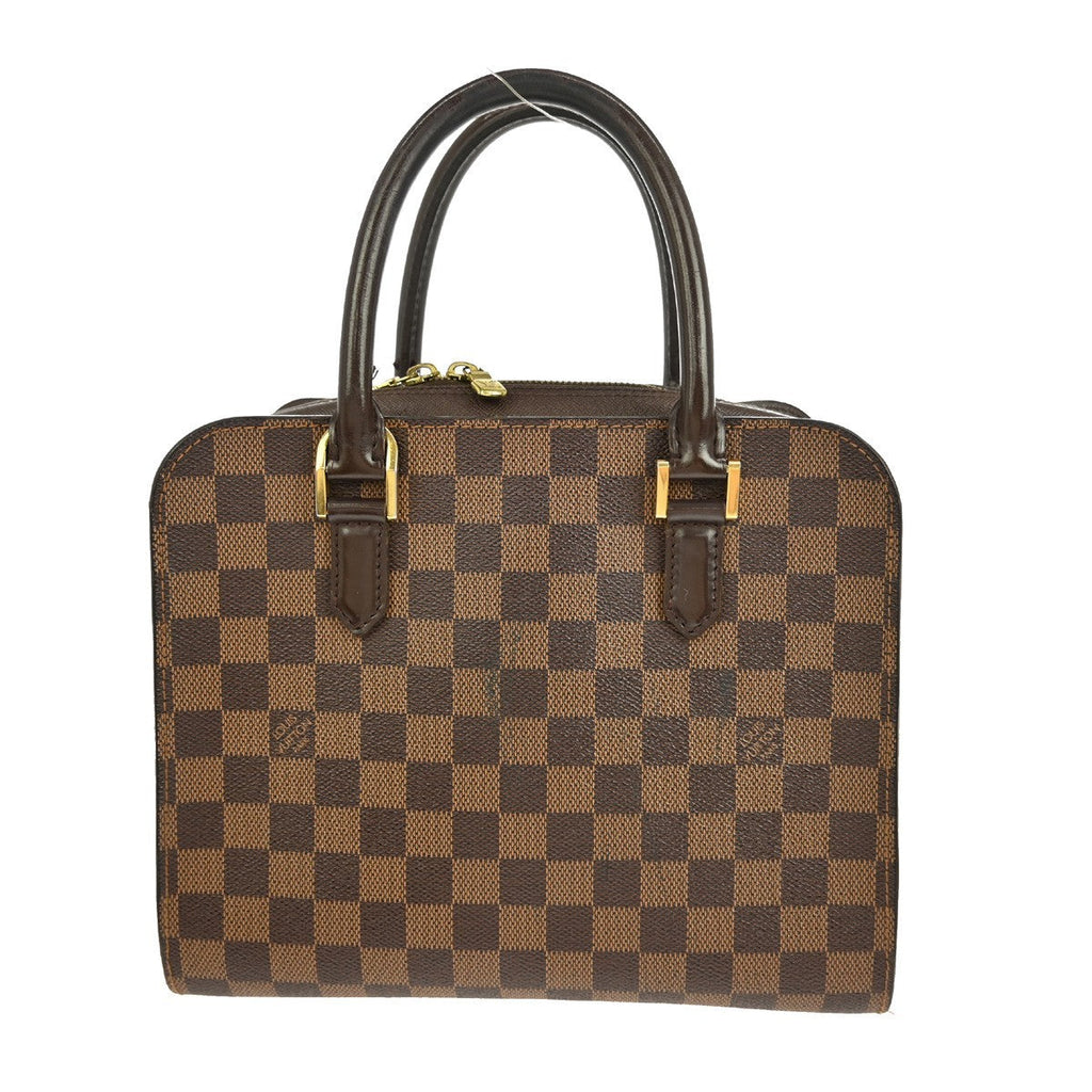 Louis Vuitton Triana Bag Damier Brown Canvas Handbag