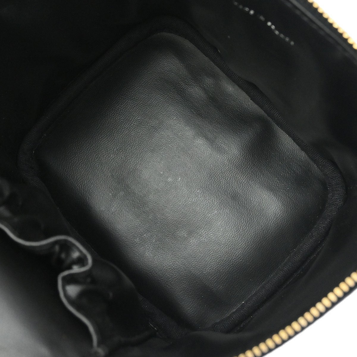 Chanel Vintage Timeless Cosmetic Case Caviar Black Leather Handbag