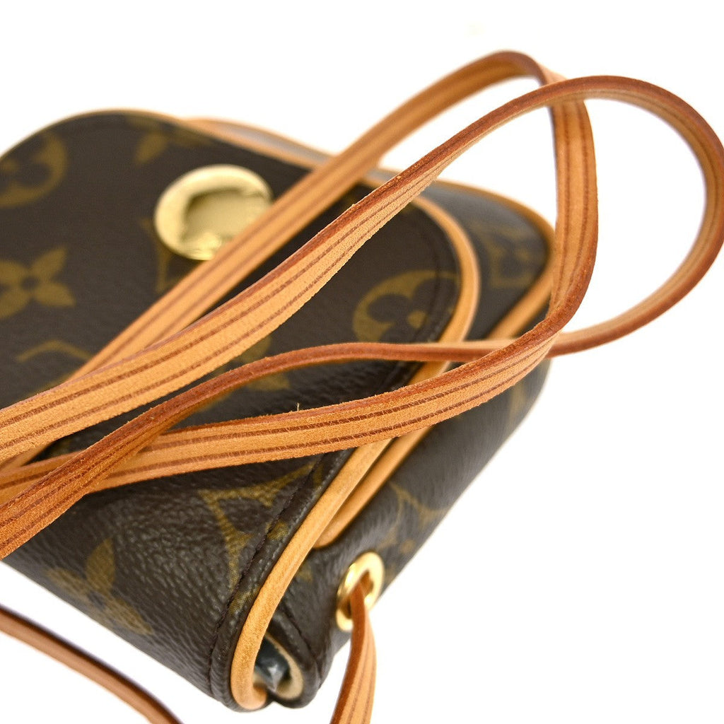 Louis Vuitton Cancun Pochette Monogram Canvas Brown Canvas Clutche & Pouche Bag