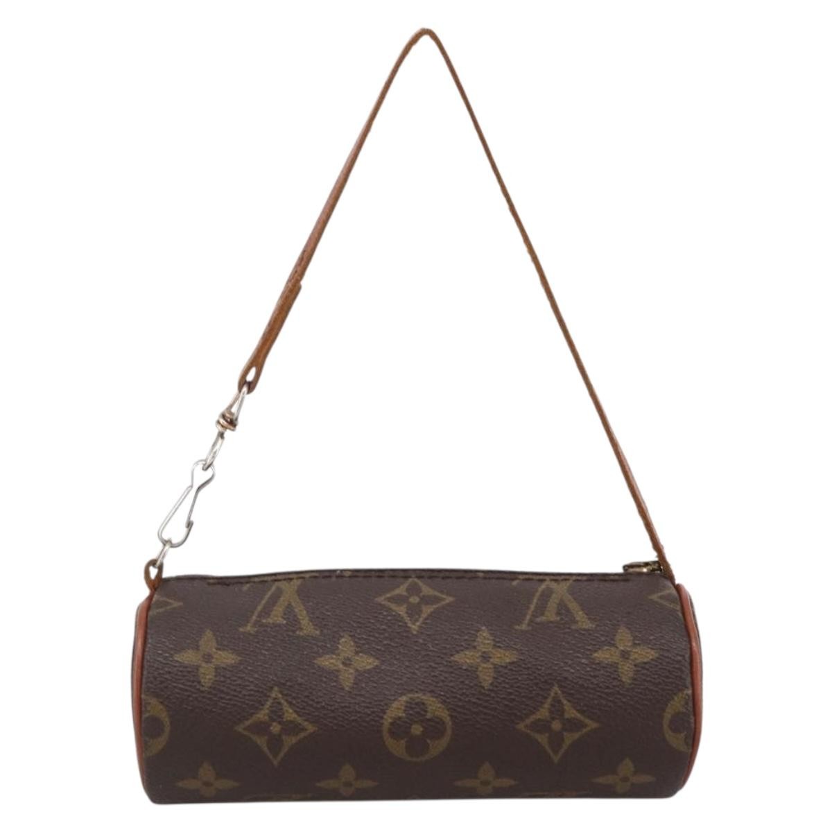 Louis Vuitton Papillon Pochette Monogram Canvas Brown Canvas Clutche & Pouche Bag