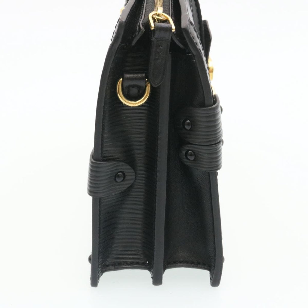 Louis Vuitton Trunk Clutch Epi Leather Black Leather Clutche & Pouche Bag