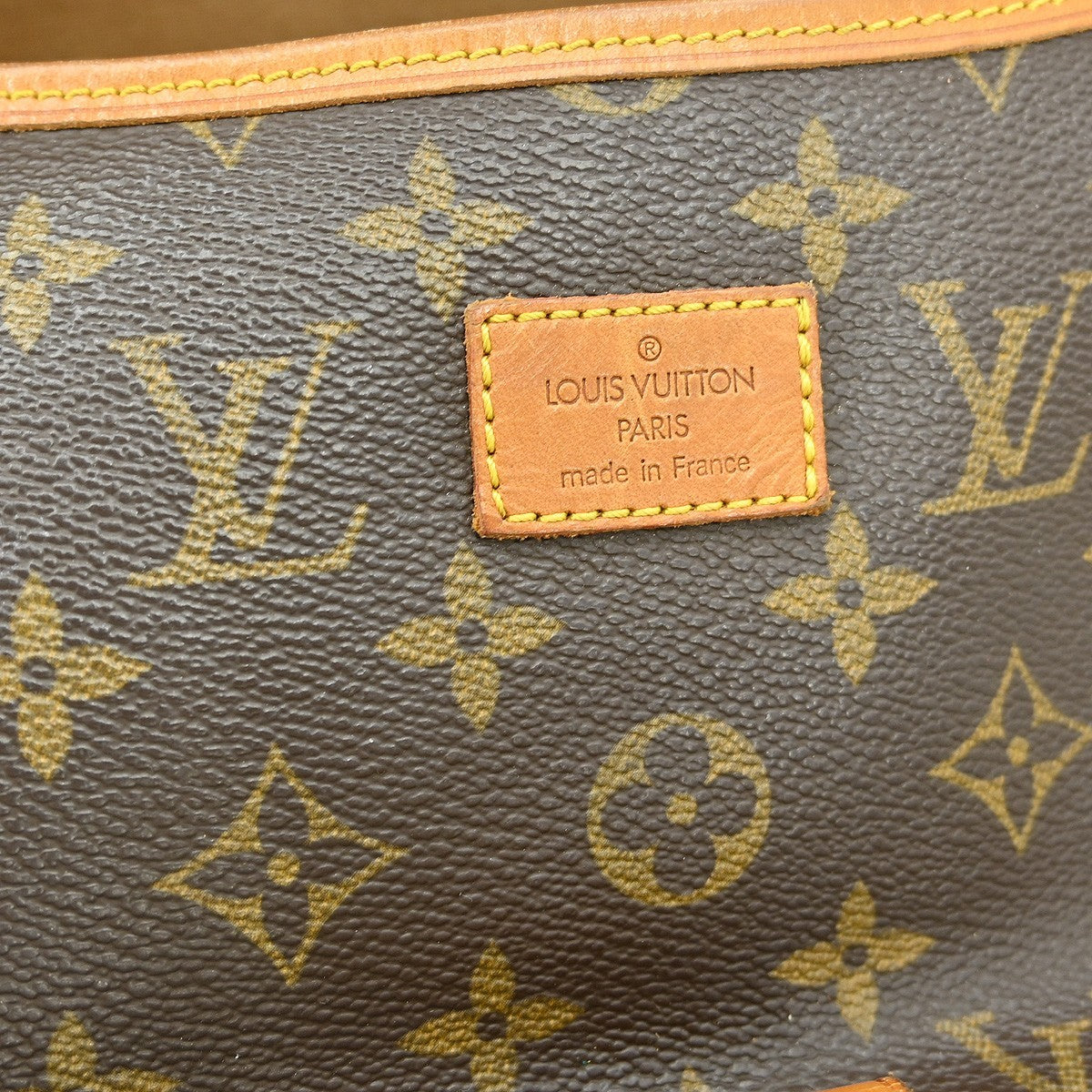 Louis Vuitton Saumur Handbag Monogram Canvas Brown Canvas Shoulder Bag