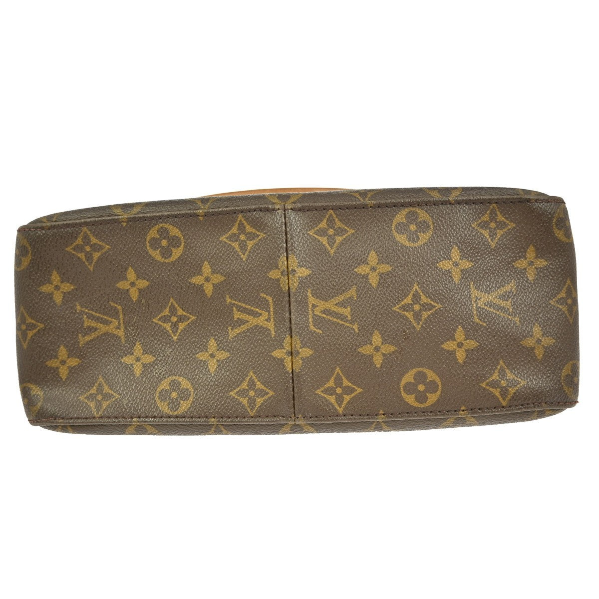 Louis Vuitton Monogram Looping Handbag Monogram Canvas Brown Canvas Shoulder Bag
