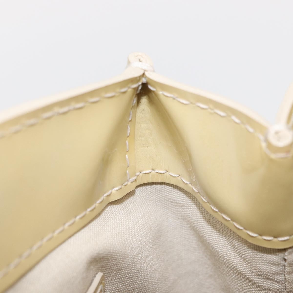 Louis Vuitton Wilshire Handbag Monogram Vernis Beige Patent_Leather Handbag