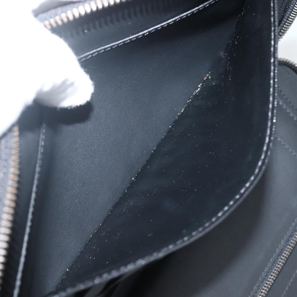 Louis Vuitton Organiser Atholl Leather Black Leather Bag