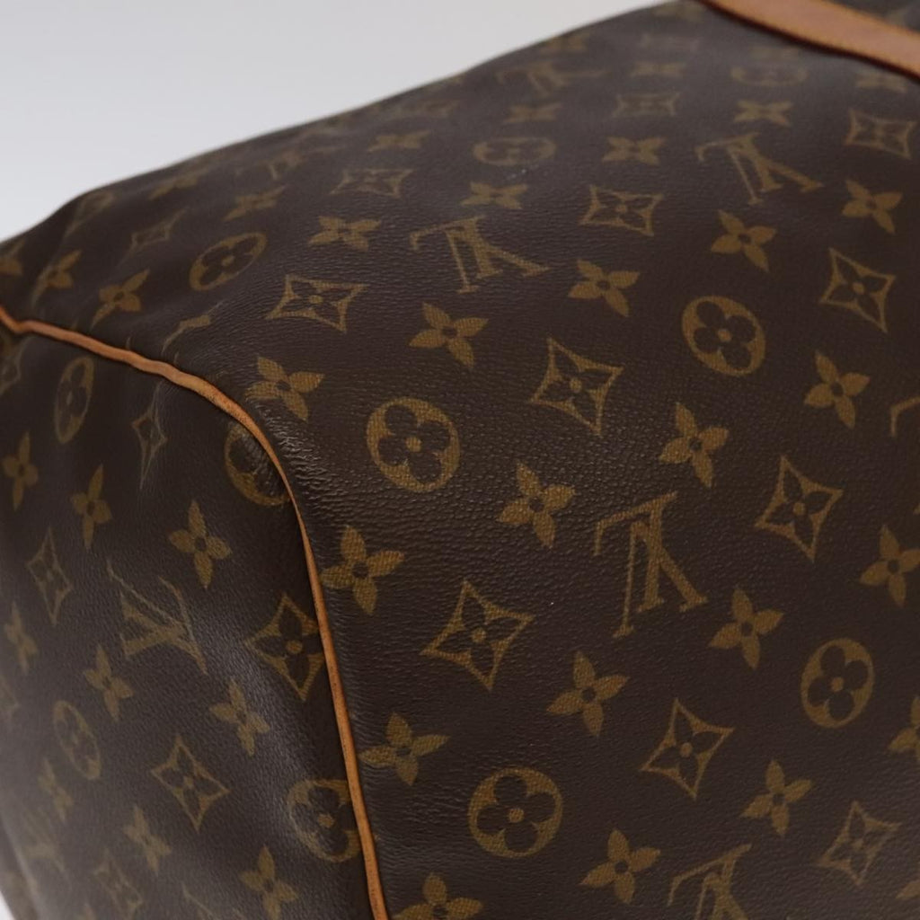 Louis Vuitton Keepall Bag Monogram Canvas Brown Canvas Travel Bag