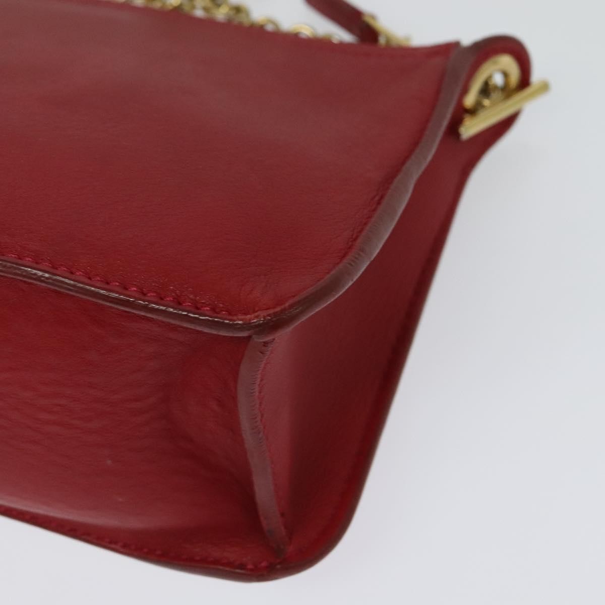 Celine Shoulder Bag Leather Red Leather Shoulder Bag Bag