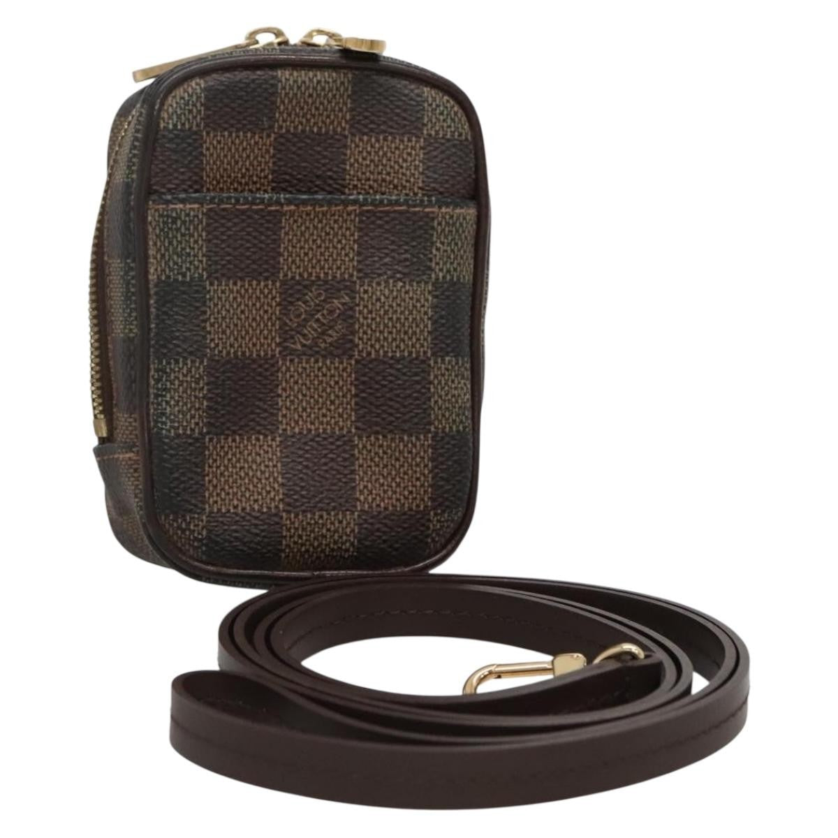 Louis Vuitton Etui Okapi Camera Case Damier Brown Canvas Bag