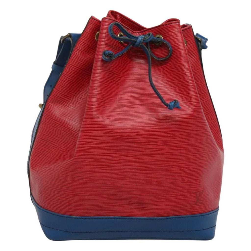 Louis Vuitton Bicolor Noe Handbag Epi Leather Red Leather Bag