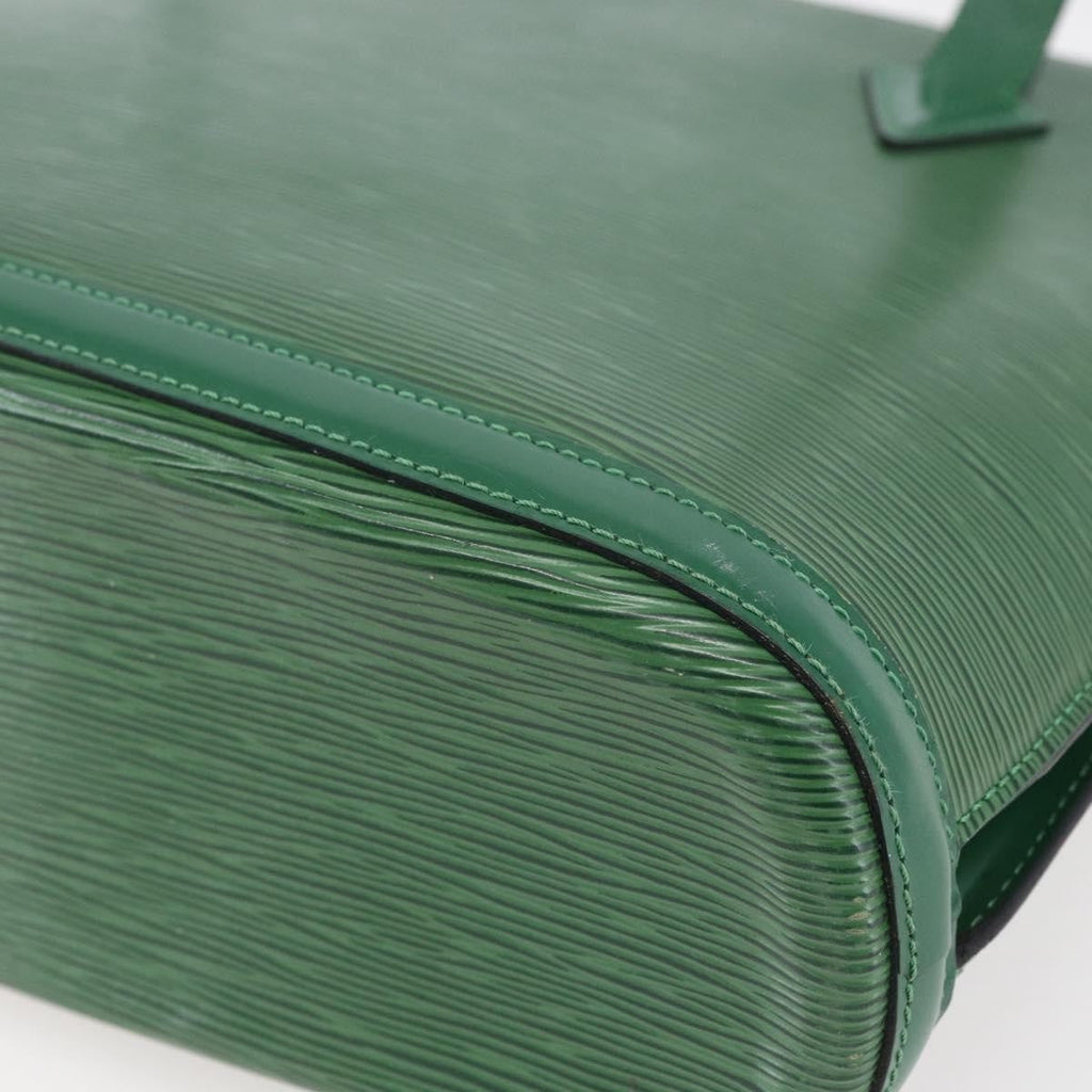 Louis Vuitton Lussac Handbag Epi Leather Green Leather Shoulder Bag