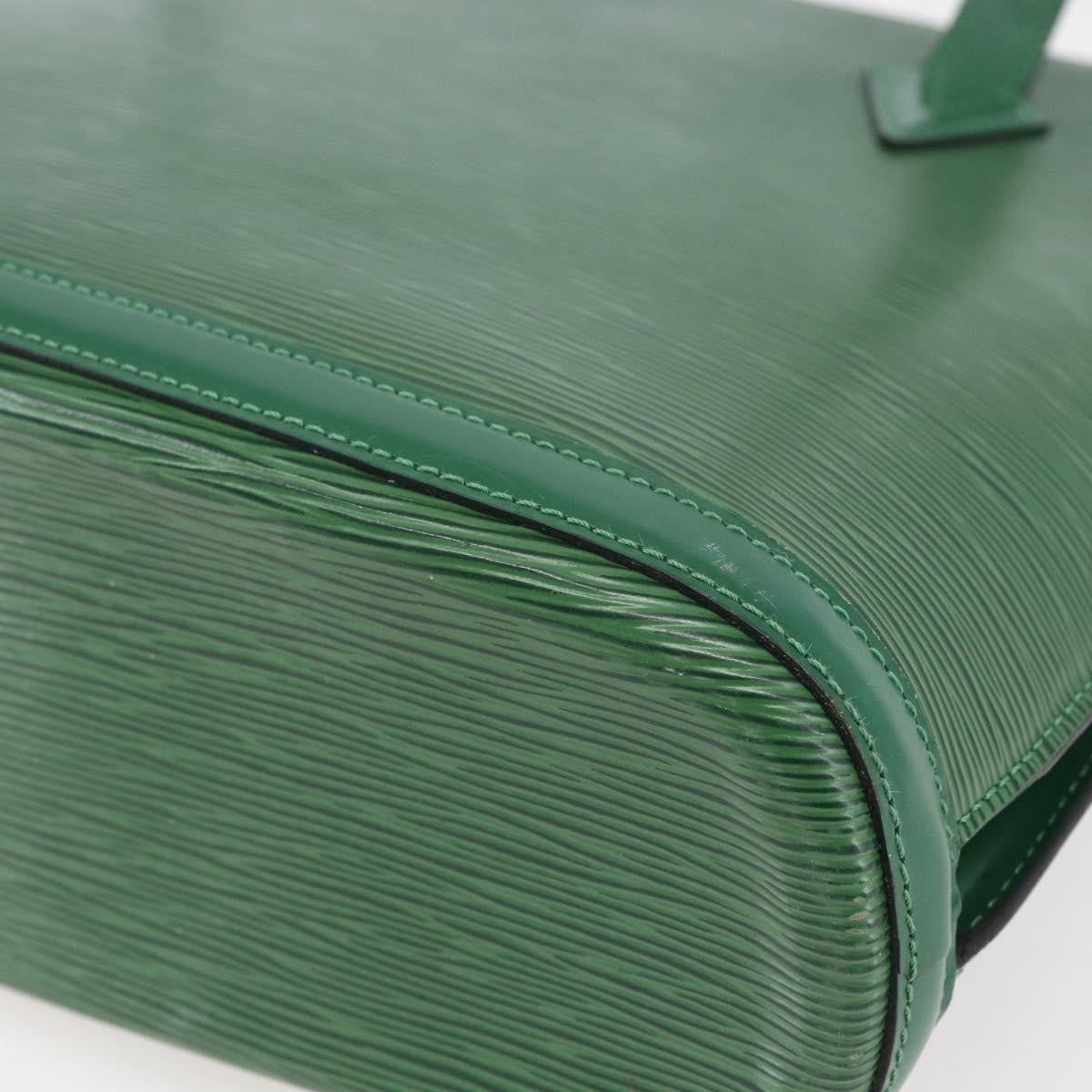 Louis Vuitton Lussac Handbag Epi Leather Green Leather Shoulder Bag