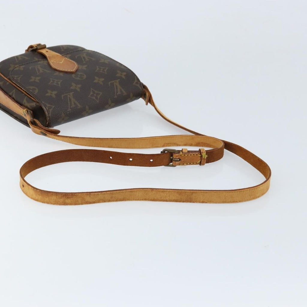 Louis Vuitton Cartouchiere Handbag Monogram Canvas Brown Canvas Shoulder Bag