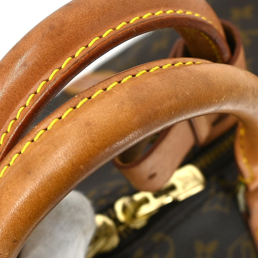 Louis Vuitton Keepall Bag Monogram Canvas Brown Canvas Travel Bag