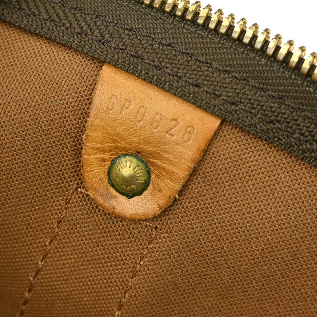 Louis Vuitton Keepall Bag Monogram Canvas Brown Canvas Travel Bag