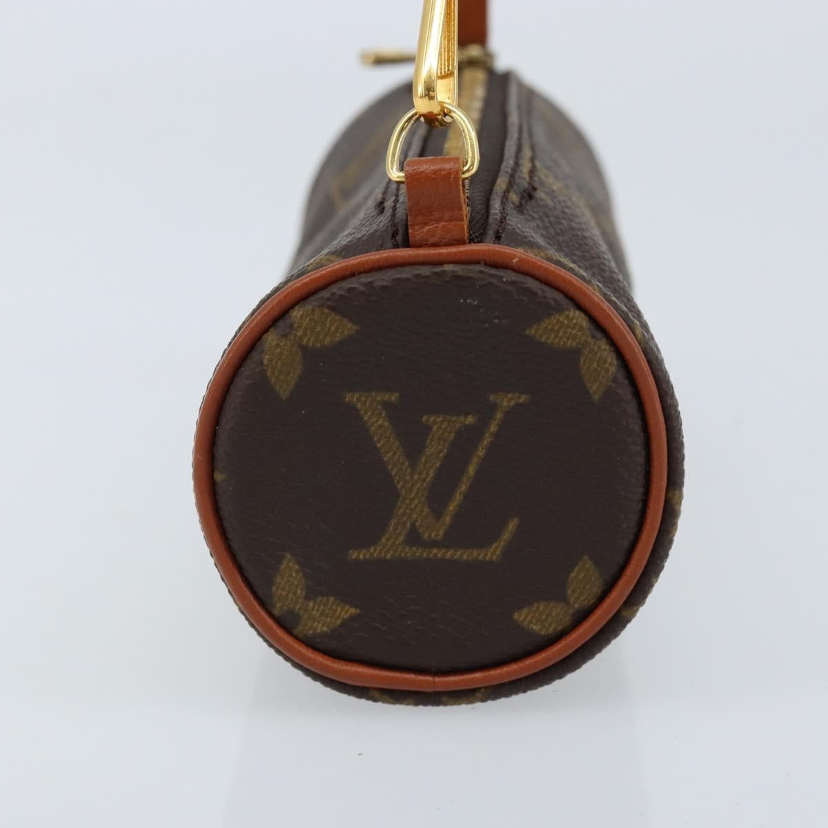 Louis Vuitton Papillon Pochette Monogram Canvas Brown Canvas Clutche & Pouche Bag