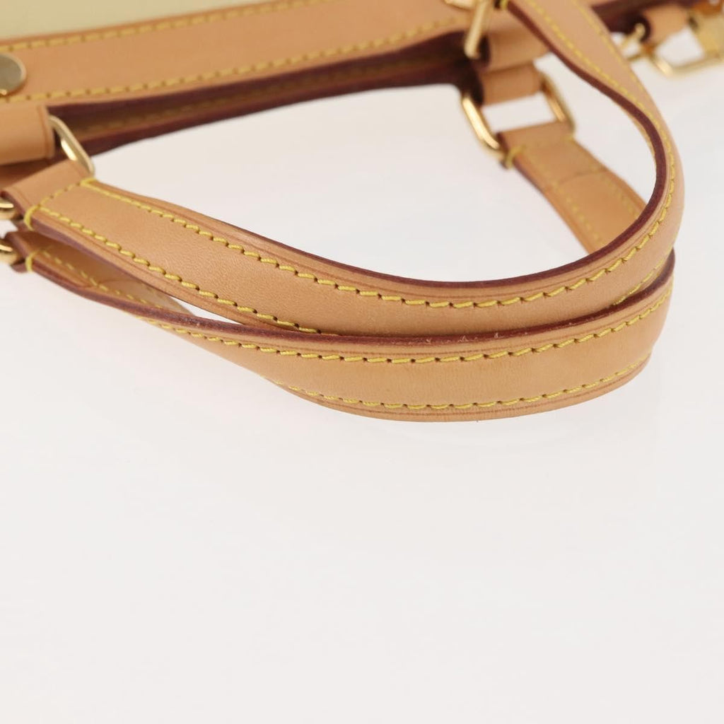 Louis Vuitton Brea Handbag Monogram Vernis Beige Patent_Leather Bag