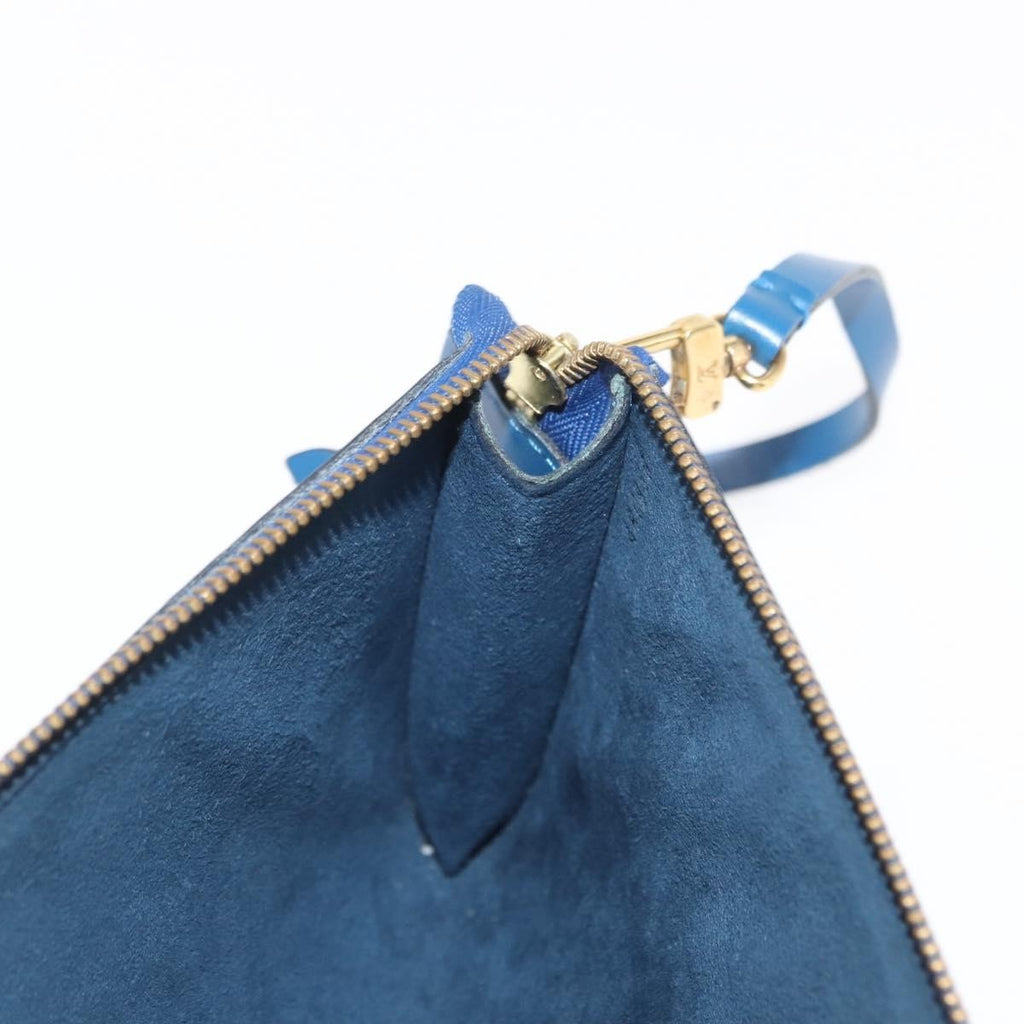 Louis Vuitton Pochette Accessoires Epi Leather Blue Leather Clutche & Pouche Bag