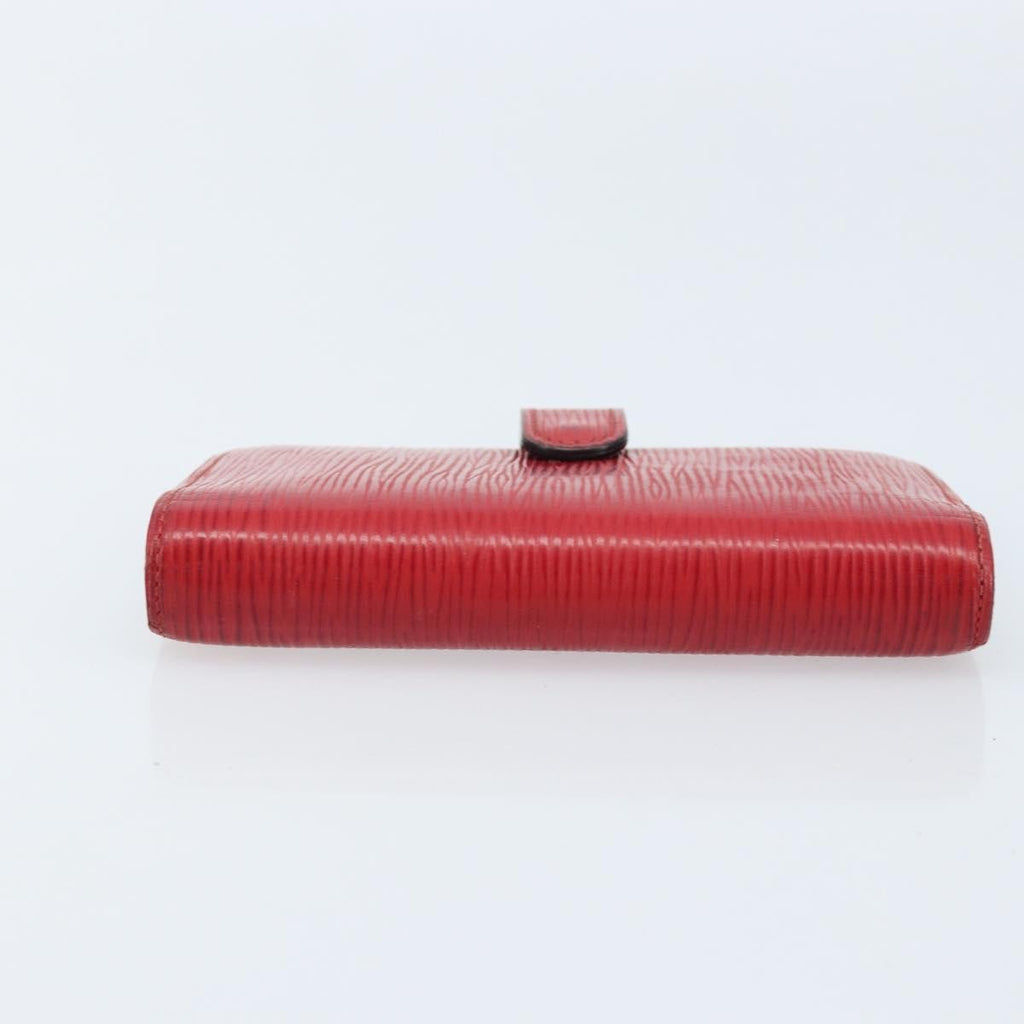 Louis Vuitton Agenda Cover Epi Leather Red Leather Wallets Accessory