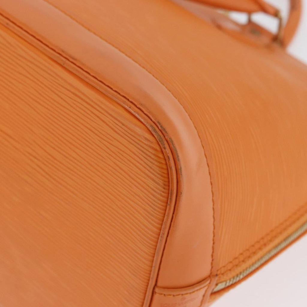 Louis Vuitton Vintage Alma Handbag Epi Leather Orange Leather Handbag