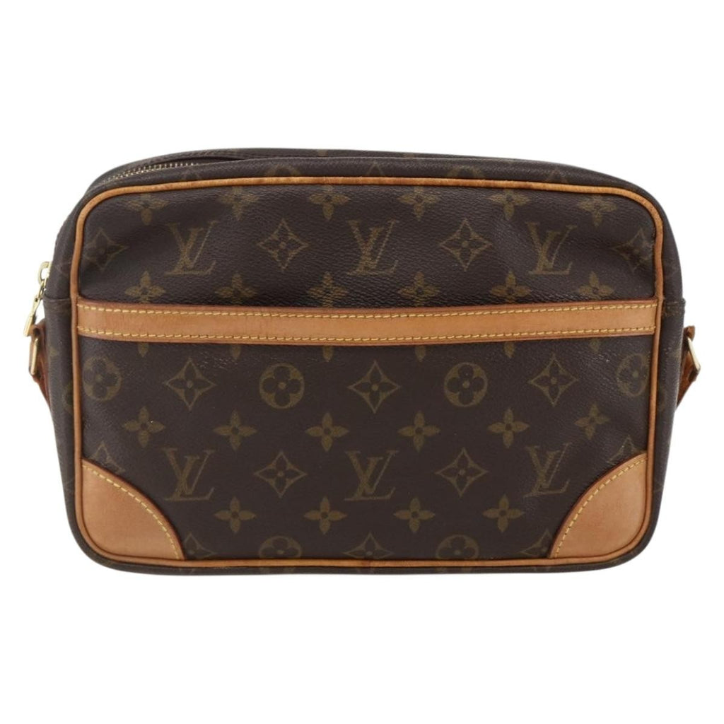 Louis Vuitton Trocadero Handbag Monogram Canvas Brown Canvas Shoulder Bag