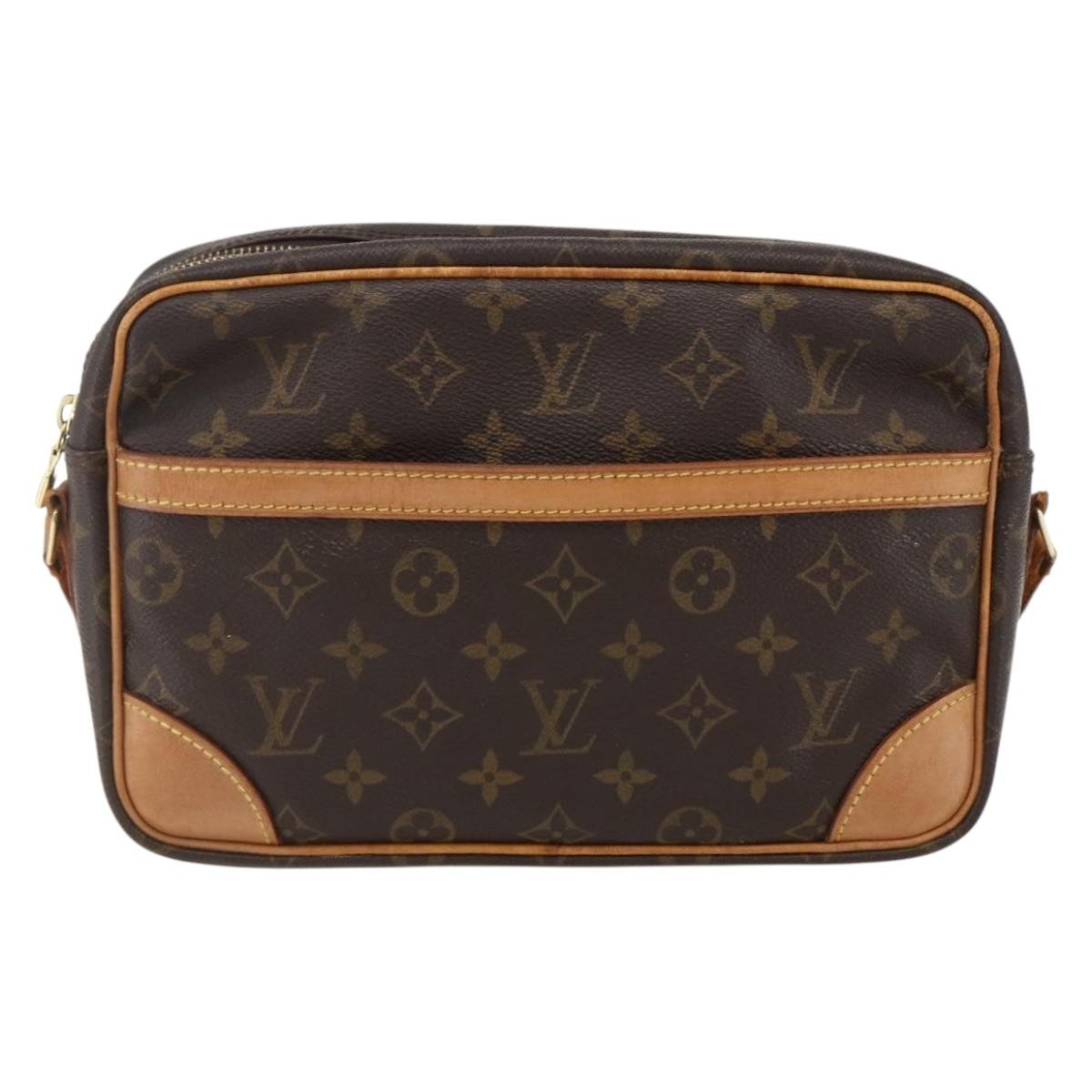 Louis Vuitton Trocadero Handbag Monogram Canvas Brown Canvas Shoulder Bag