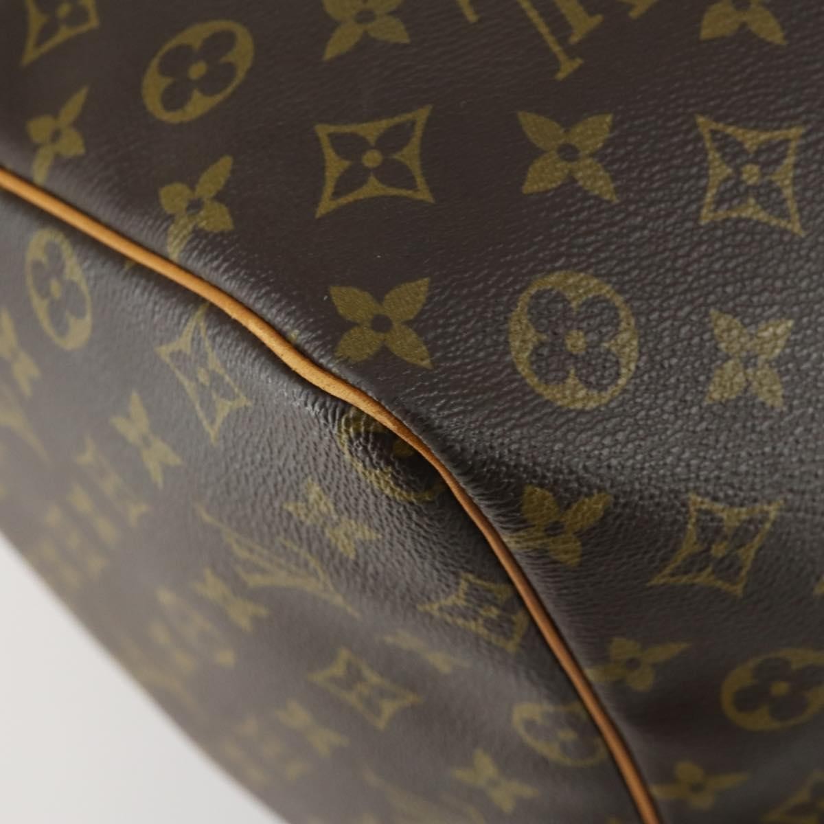 Louis Vuitton Keepall Bag Monogram Canvas Brown Canvas Travel Bag
