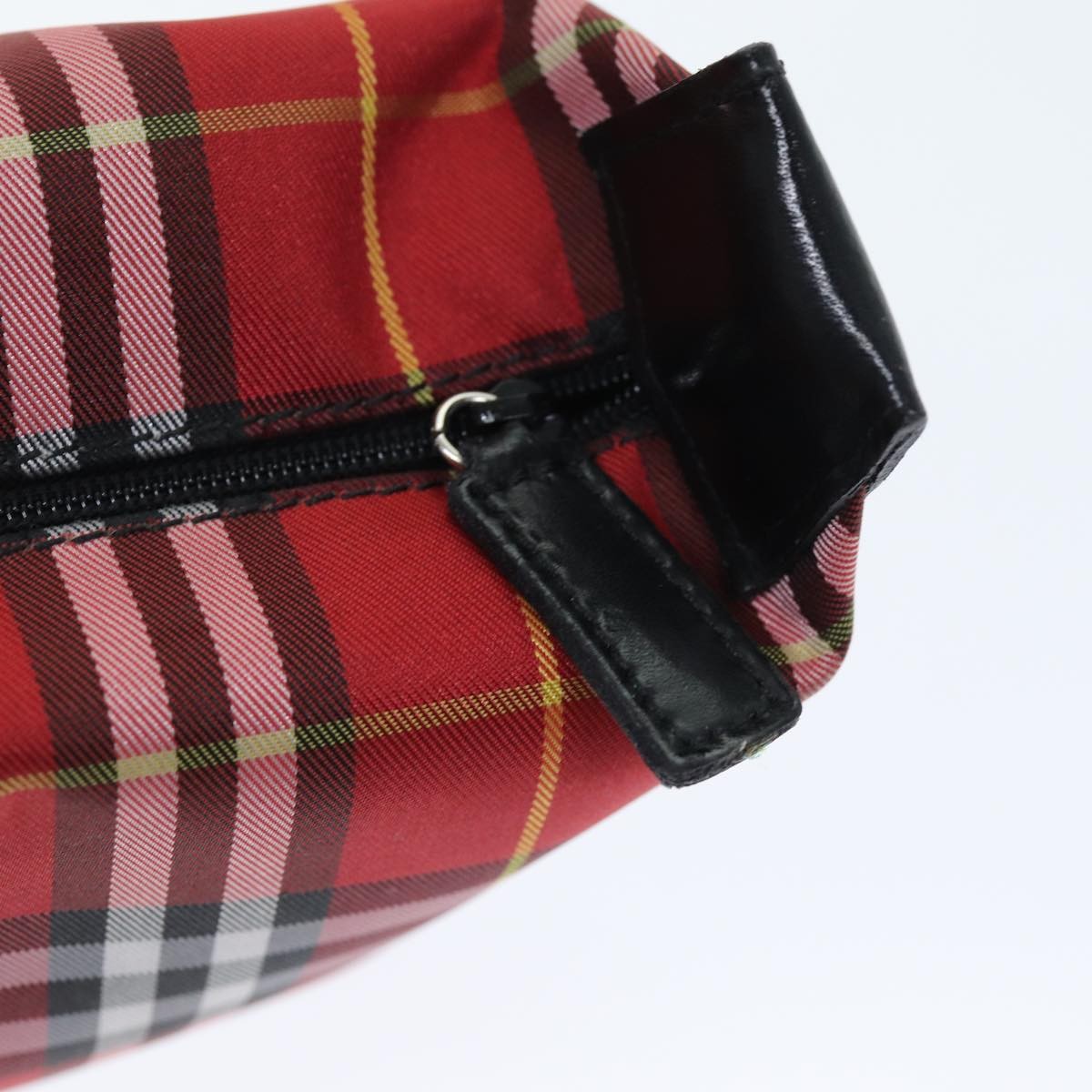Burberry Nova Check Pochette Nylon Red Nylon Clutche & Pouche Bag